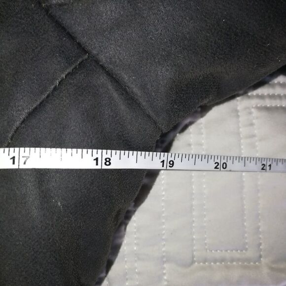 𝅺COKLUCH Winter Black & Grey Contemporary Zipper Front Long Coat Extra-Small - Picture 13 of 16